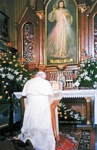 Modlitwa św. Jana Pawła II do św. Siostry Faustyny